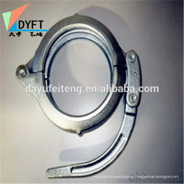 stainless steel swivel pipe clamp Concrete pump used in nozzle clamp hose concrete pump part